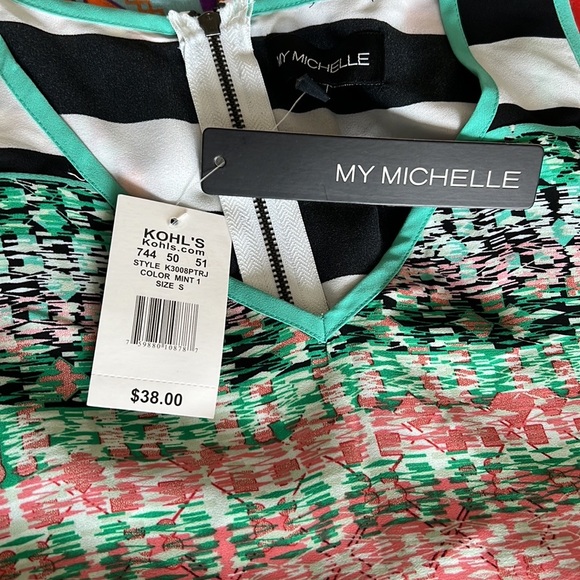NWT My Michelle chiffon top - Picture 2 of 4